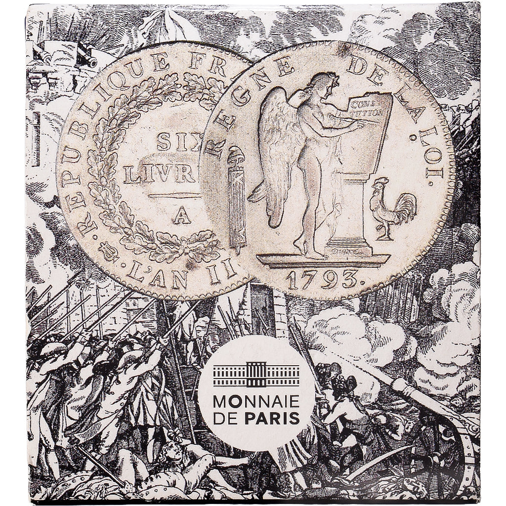 Francja, 50 Euro, semeuse, écu de VI livres, 2018, MDP, Złoto, MS(65-70)
