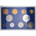 Francja, Coffret 1 c. à 100 frs., 1987, MDP, Série BU, ND, MS(65-70)