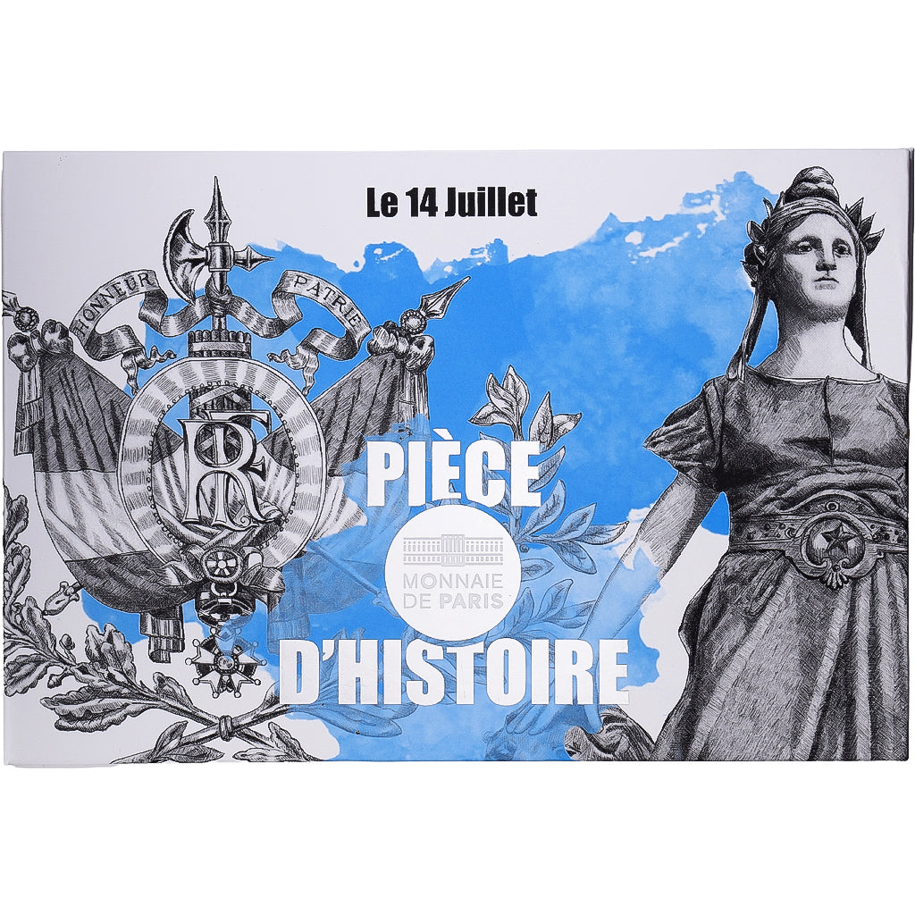 France, 50 Euro, Pièce d'Histoire - Le 14 Juillet, BU, 2019, MDP, Silver