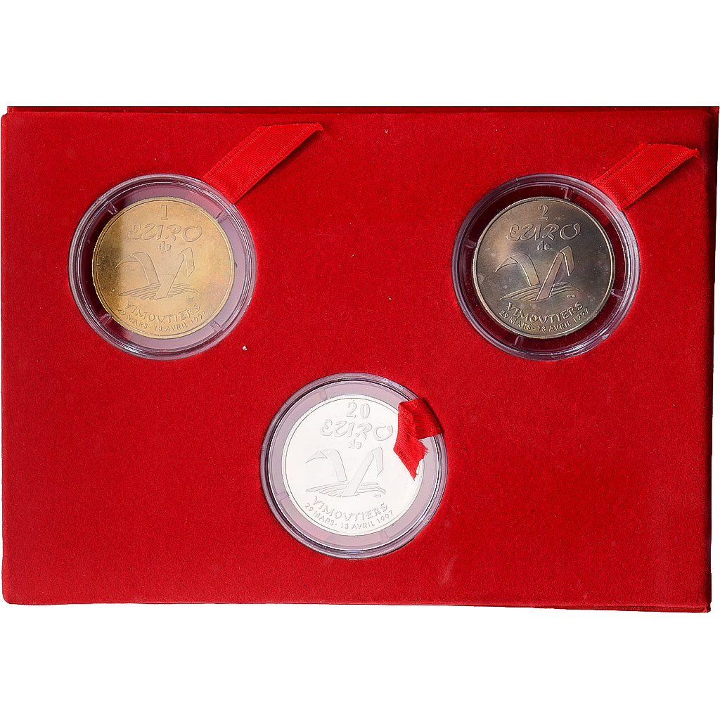 Frankreich, Euro-Set, Vimoutiers - Marie Harel, 1997, MDP, STGL