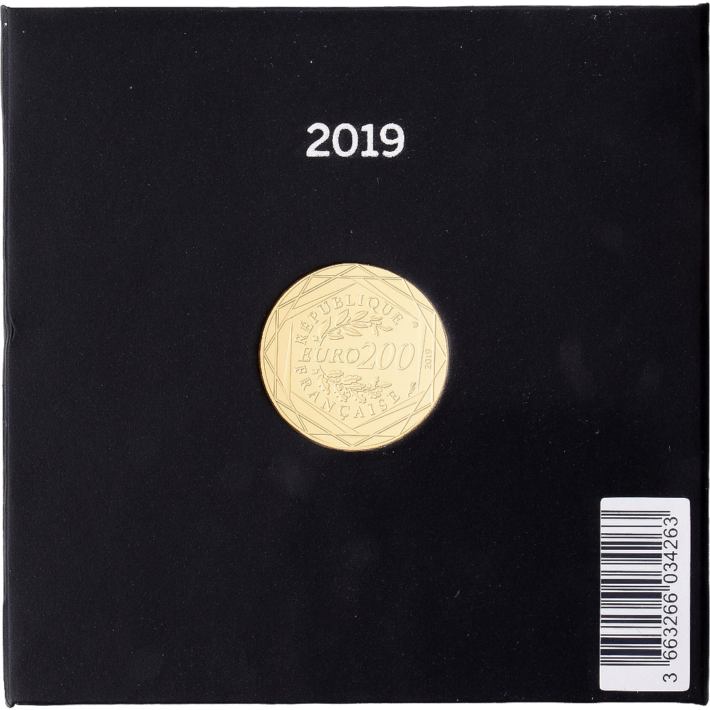 Frankreich, 200 Euro, Pièces d'Histoire, PP, 2019, MDP, Gold, STGL