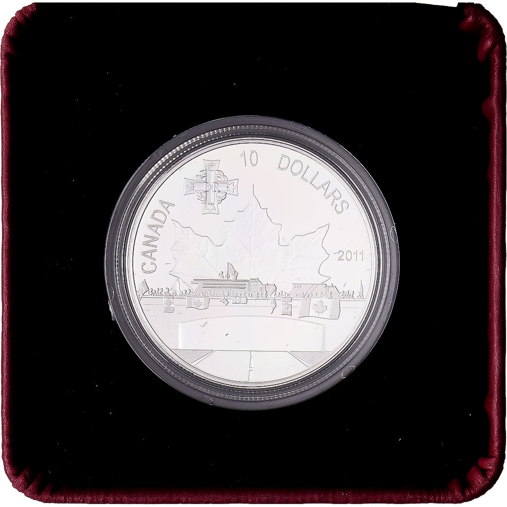 Canada, 10 Dollars, Highway of Heroes, 2011, Royal Canadian Mint, Proof, Silver