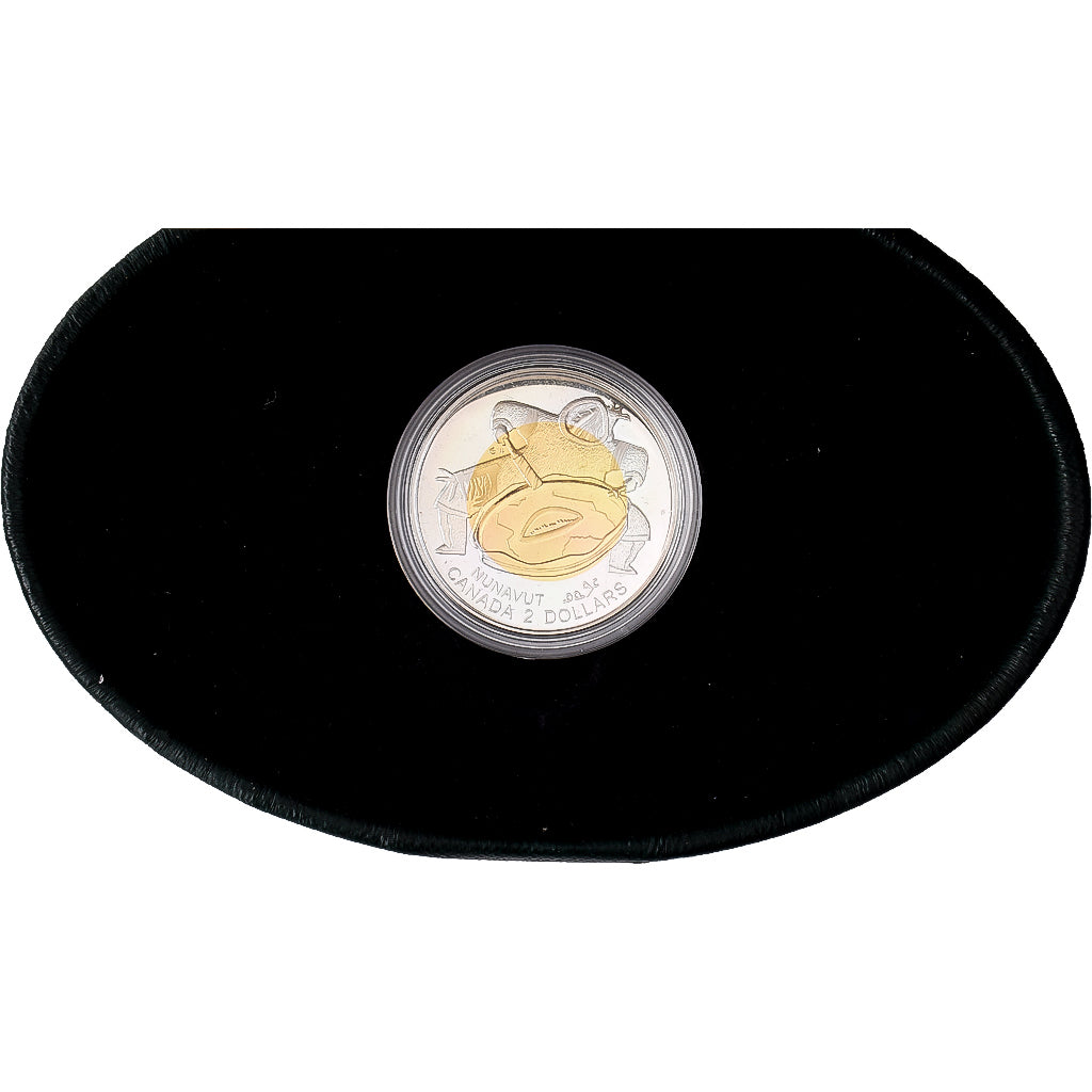 Canada, 2 Dollars, Nunavut, 1999, Royal Canadian Mint, Proof, Bi-Metallic