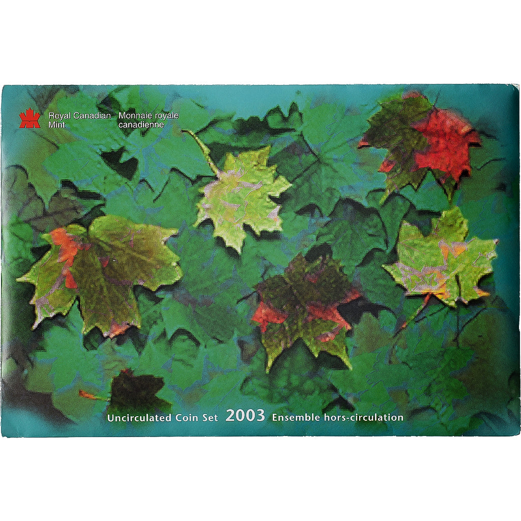 Canada, 1 cent to 2 dollars, 2003, Royal Canadian Mint, BU series, MS(65-70)