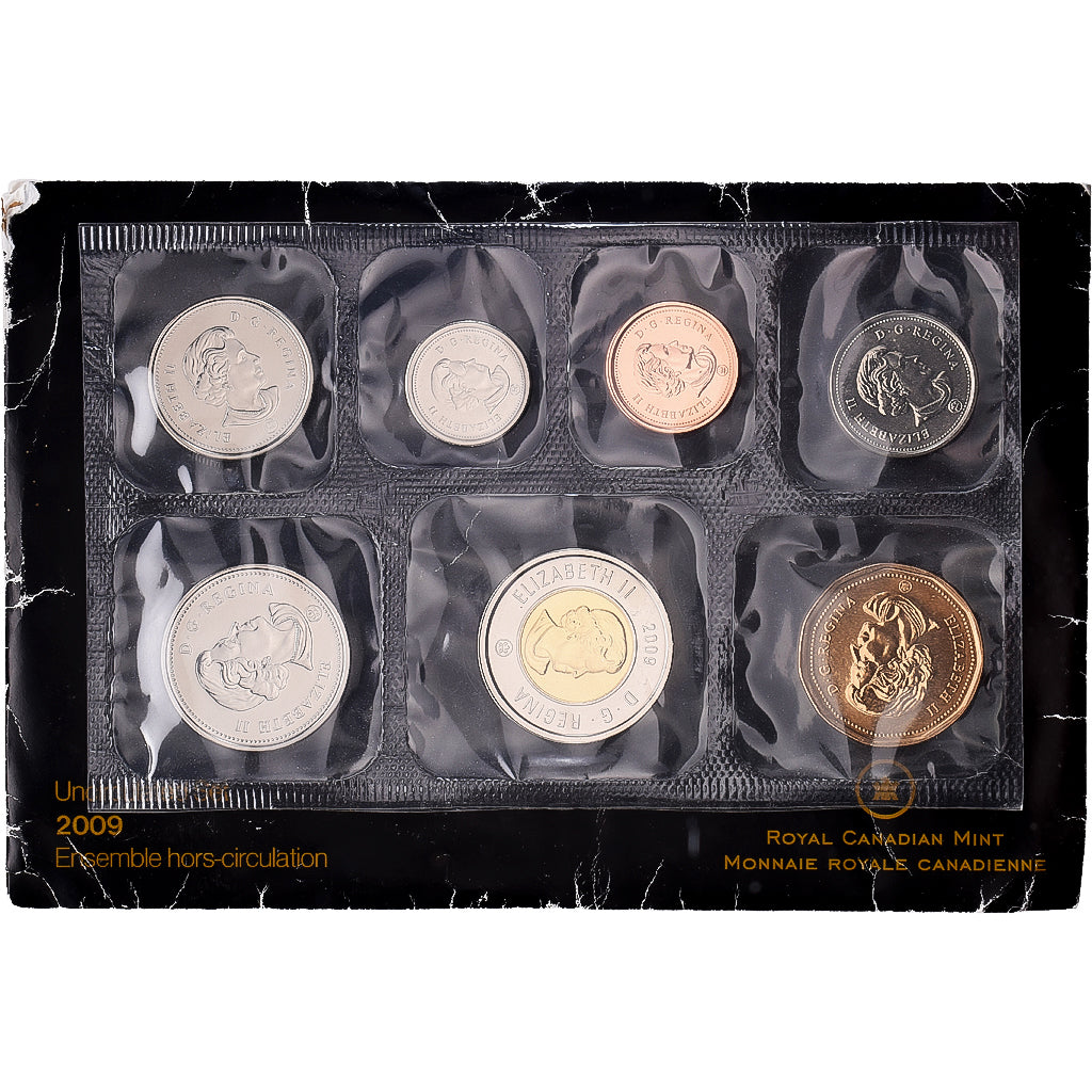 Kanada, 1 cent to 2 dollars, 2009, Royal Canadian Mint, Série BU, STGL