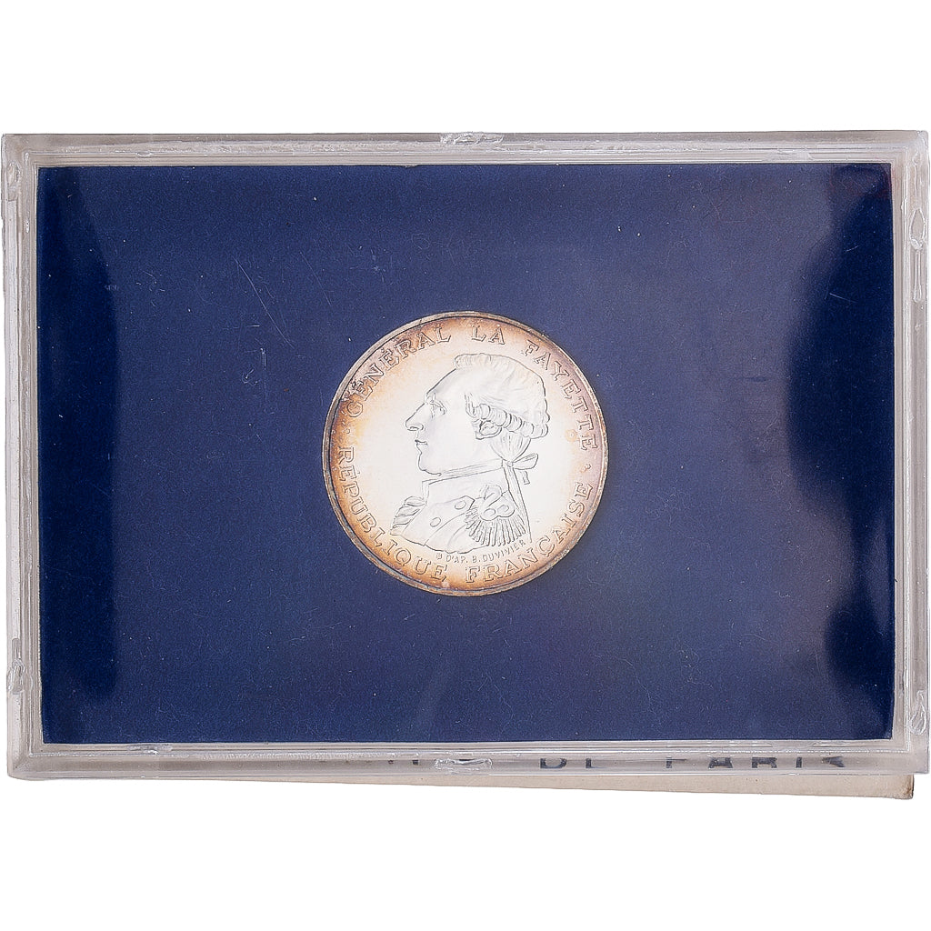 Frankreich, 100 Francs, Général La Fayette, 1987, MDP, BU, Silber, STGL