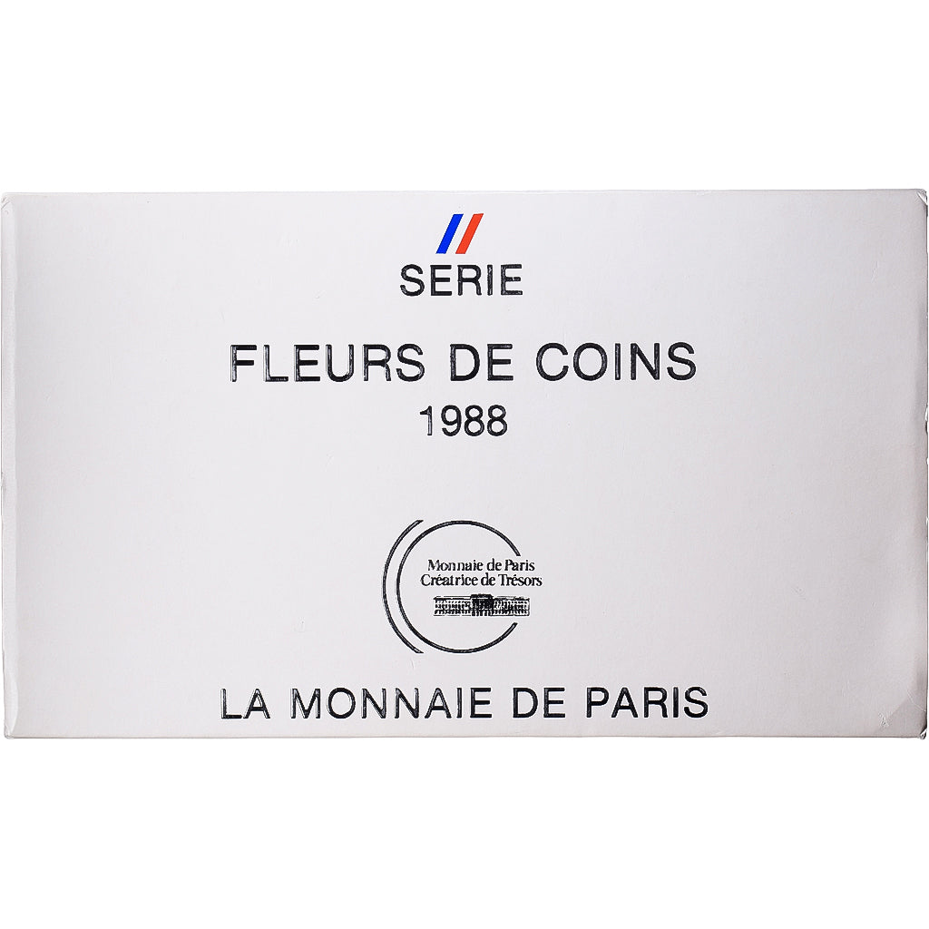 Francia, Coffret 1 c. à 100 frs., 1988, MDP, N.C., FDC