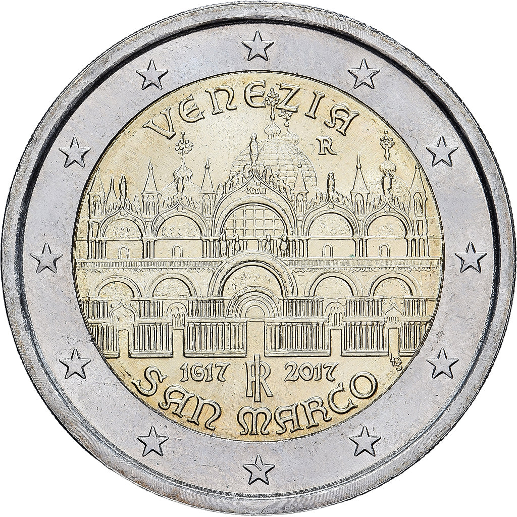 Italia, 2 Euro, San Marco, 2017, Rome, Bi-metallico, FDC, KM:411