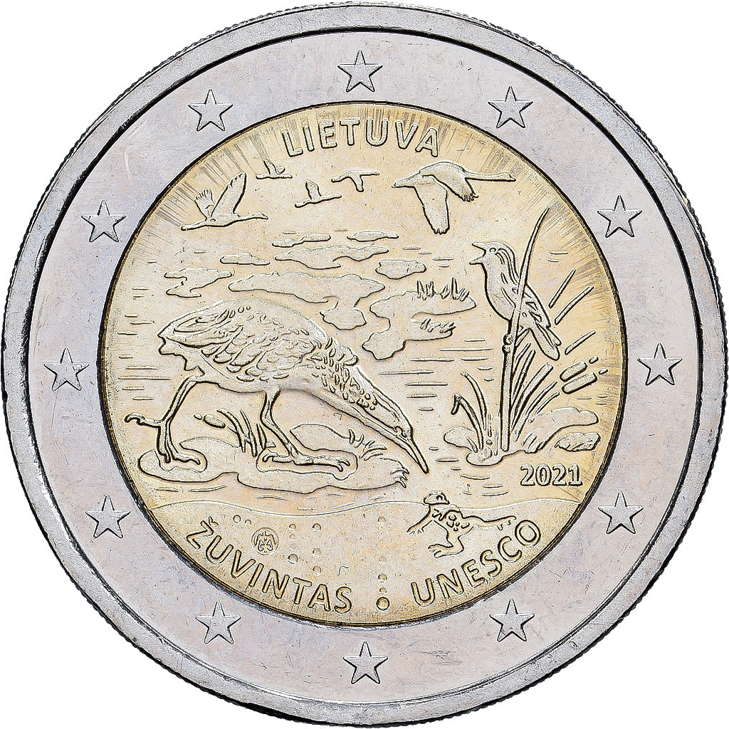 Lithuania, 2 Euro, Žuvintas, 2021, Vilnius, Bi-Metallic, MS(65-70), KM:265