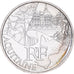 France, 10 Euro, Aquitaine, 2011, MDP, Silver, MS(63), KM:1727