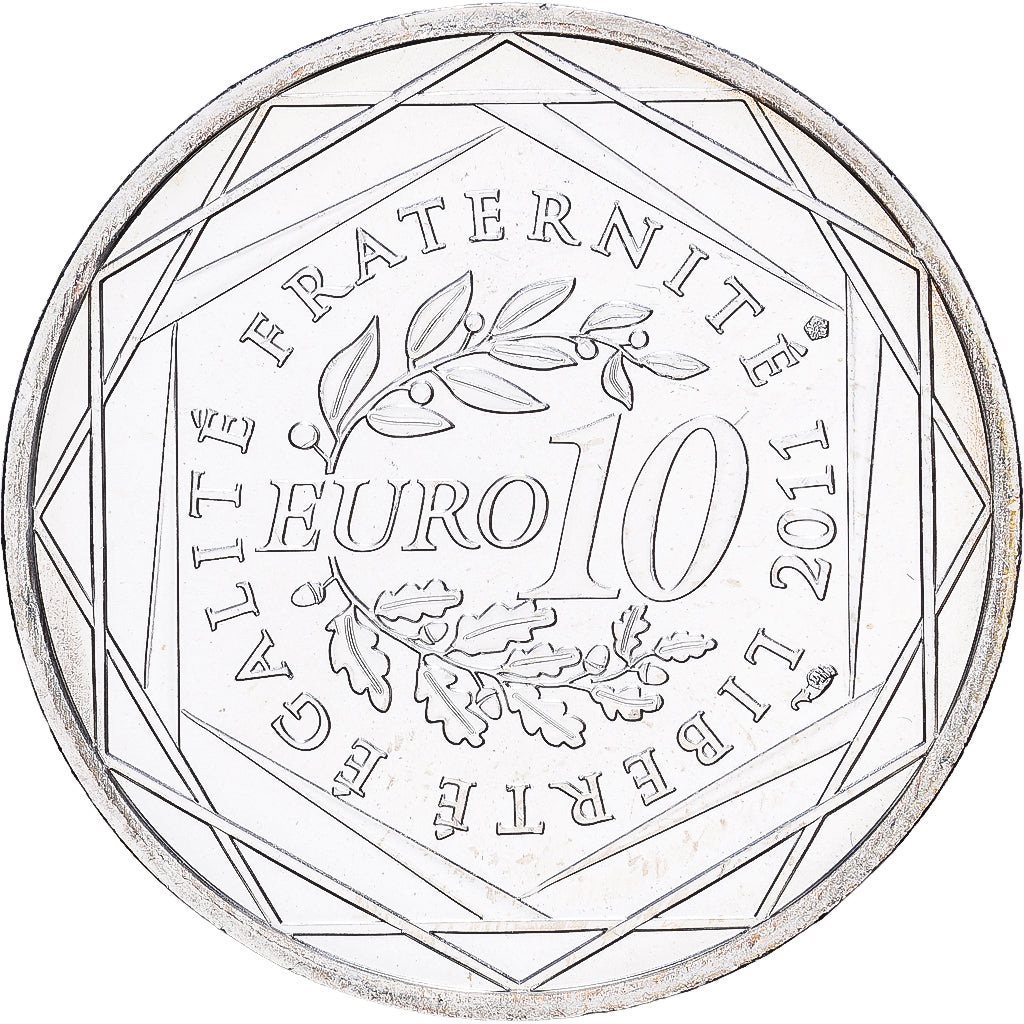 Francia, 10 Euro, Midi-Pyrénées, 2011, MDP, Plata, SC, KM:1752