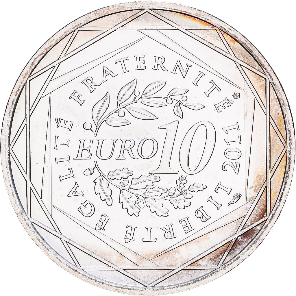 Frankreich, 10 Euro, Basse-Normandie, 2011, MDP, Silber, UNZ, KM:1729