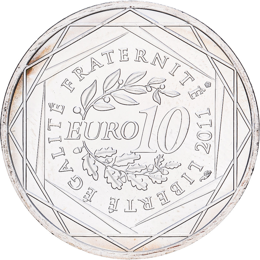 Frankreich, 10 Euro, Franche-Comté, 2011, MDP, Silber, UNZ, KM:1735