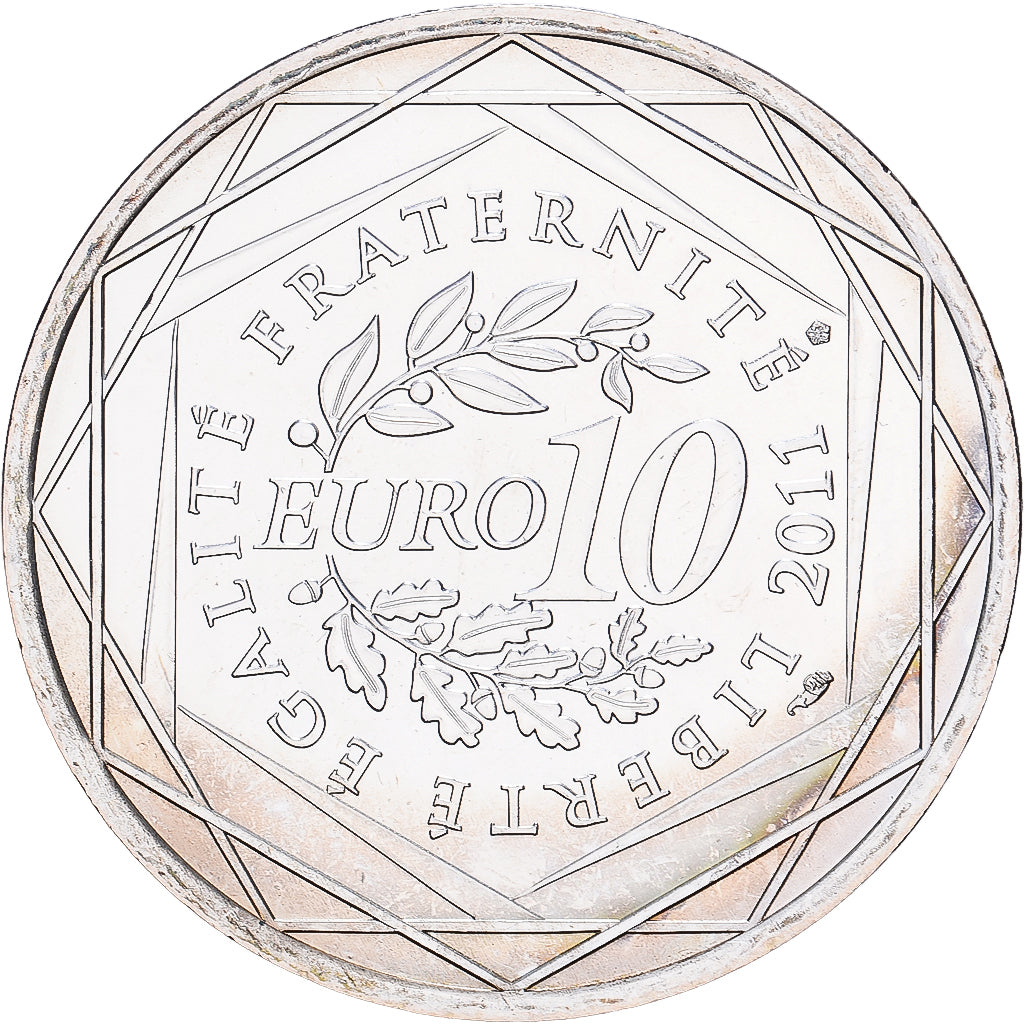 Frankreich, 10 Euro, Bretagne, 2011, MDP, Silber, UNZ, KM:1730
