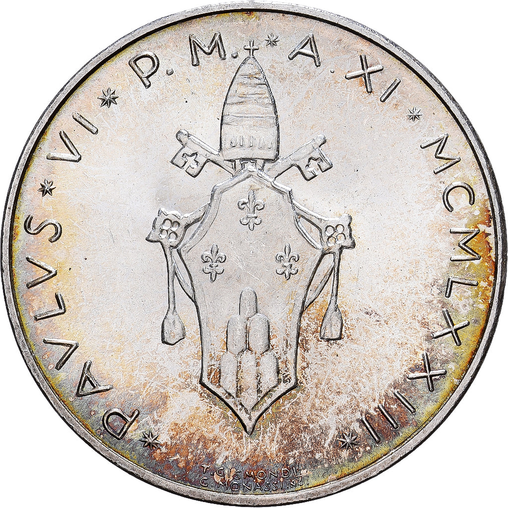 Vatican, Paul VI, 500 Lire, 1973, Rome, Argent, SPL, KM:123