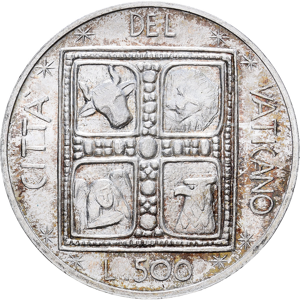 Vatican, Paul VI, 500 Lire, 1977, Rome, Silver, MS(63), KM:132