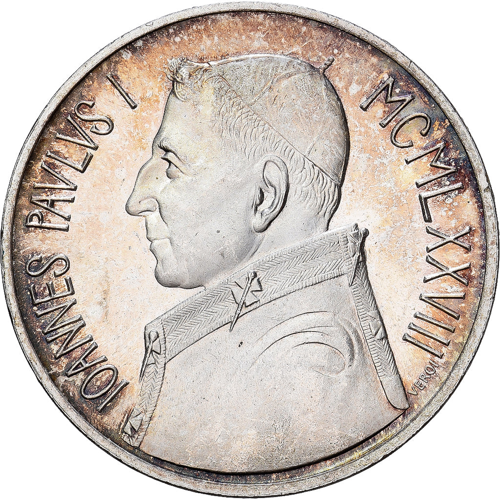 Vatican, John Paul I, 500 Lire, 1978, Rome, Silver, MS(63), KM:142