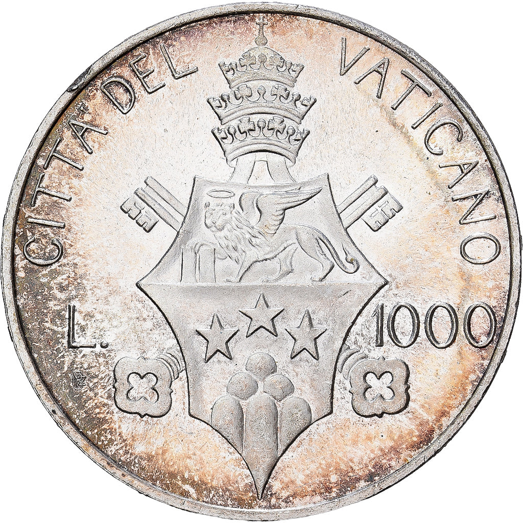 Vatican, John Paul I, 500 Lire, 1978, Rome, Silver, MS(63), KM:142