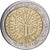 France, 2 Euro, error off center strike, 2001, MDP, Bi-Metallic, MS(63), KM:1289