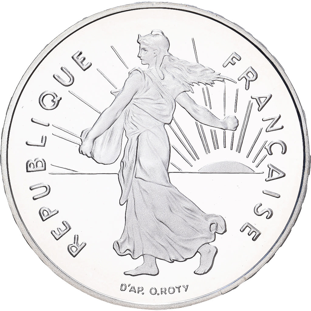 France, 5 Francs, 2001, MDP, BE, Argent, FDC, KM:1309
