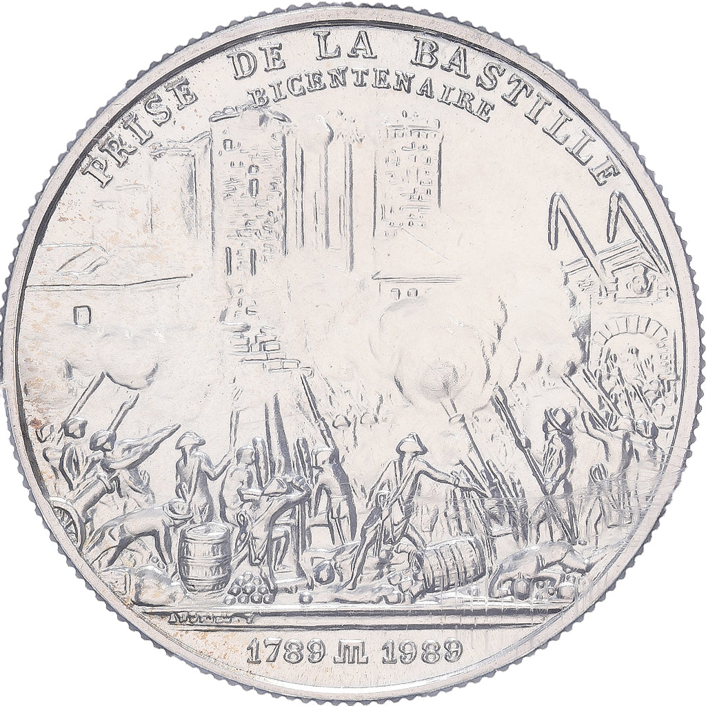 Frankreich, Medaille, Bicentenaire de la Révolution Française, 1980, MDP