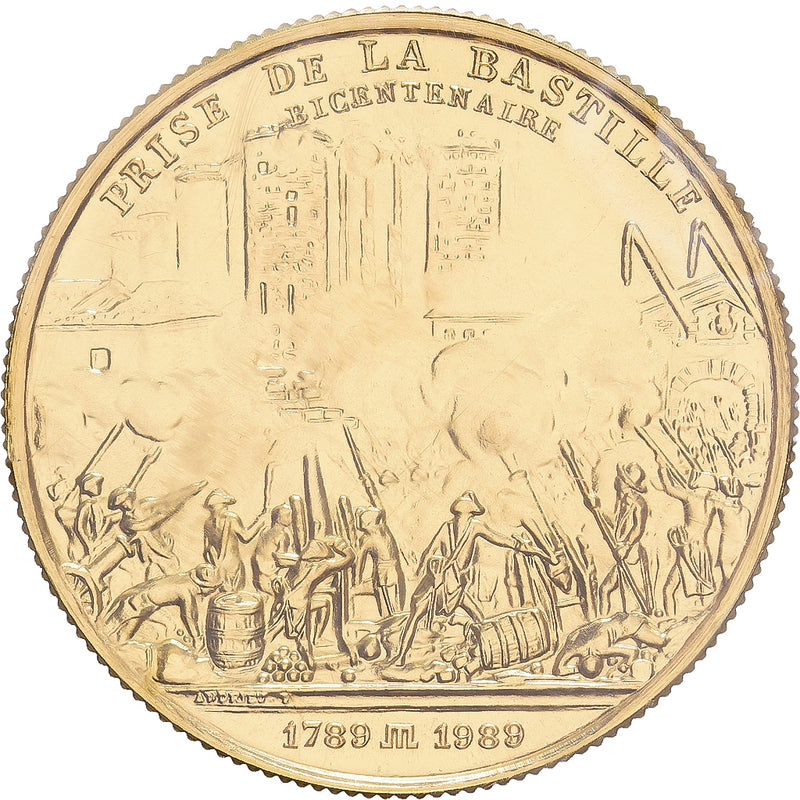 France Medal Bicentenaire de la Révolution Française ESSAI 1980