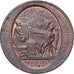 França, 5 sols au serment, Monneron, 1792 / AN 4, Birmingham, Bronze