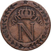 France, Napoleon I, 10 Centimes, 1809, Paris, Contemporary forgery, Billon