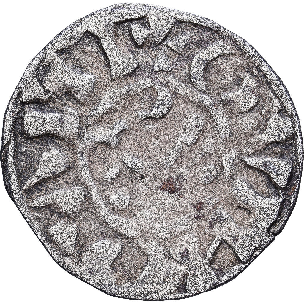 Francja, Étienne Ier, Denarius, Guingamp, Srebro, VF(20-25), Boudeau:146