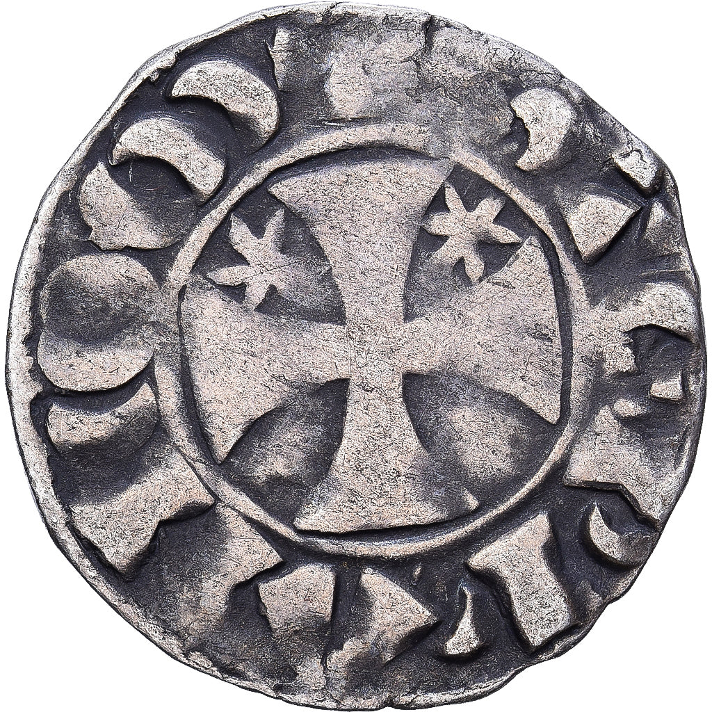 Frankreich, Étienne Ier, Denarius, Guingamp, Silber, S+, Boudeau:146