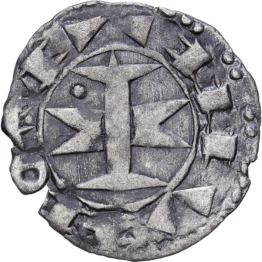 France, Bishops from Maguelonne, Denarius, Narbonne, Silver, VF(30-35)
