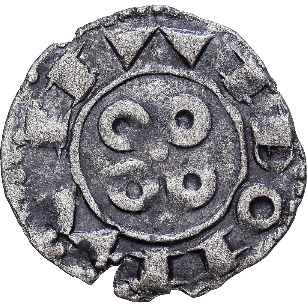 France, Bishops from Maguelonne, Denarius, Narbonne, Silver, VF(30-35)