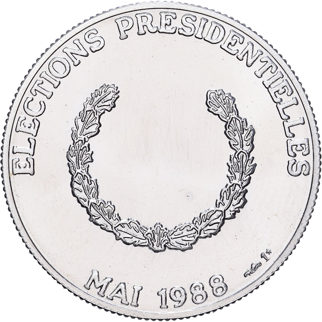 France, Médaille, François Mitterrand, 1988, Argent, FDC, FDC