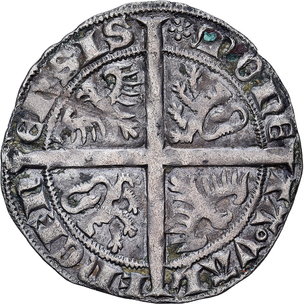 France, Guillaume III, Plaque, Double gros ou gros vaillant, Valenciennes