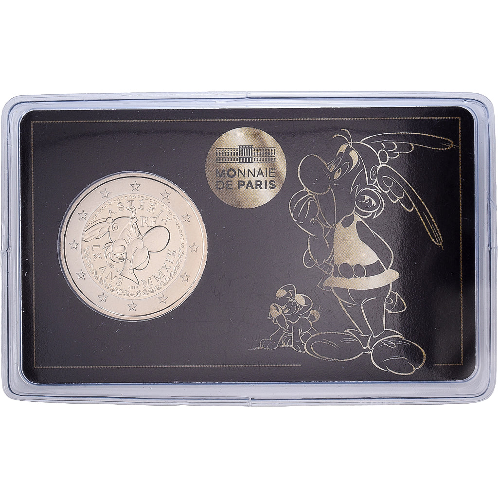 Francia, 2 Euro, 60 ans d'Astérix, BU, 2019, MDP, Bimetálico, FDC, Gadoury:EU