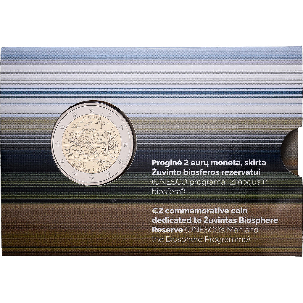 Lithuania, 2 Euro, Žuvintas, BU, 2021, Lithuanian Mint, Bi-Metallic, MS(65-70)