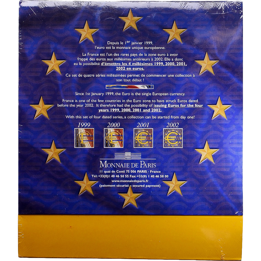 Frankreich, Set 1 ct. - 2 Euro, BU, 1999, MDP, STGL