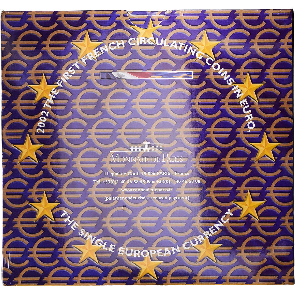 France, Set 1 ct. - 2 Euro, BU, 2002, MDP, MS(65-70)