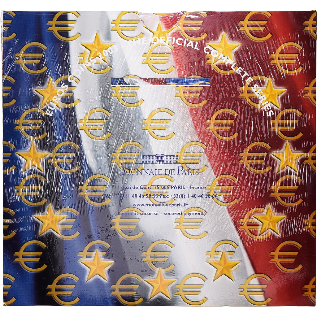 Francia, Set 1 ct. - 2 Euro, BU, 2003, MDP, N.C., FDC