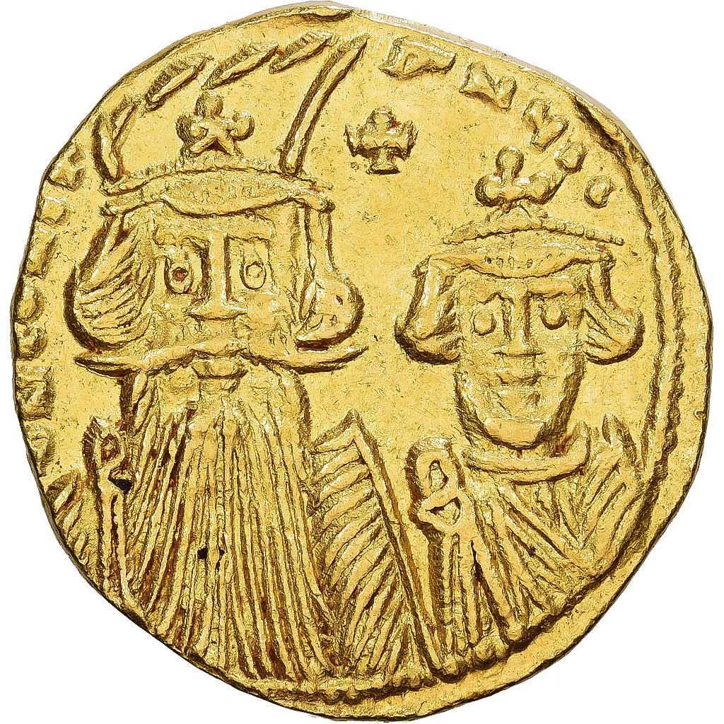 Byzantine Empire, Constans II and Constantine IV, Solidus, 662-667