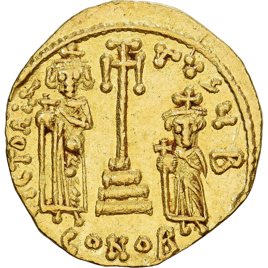 Byzantine Empire, Constans II and Constantine IV, Solidus, 662-667