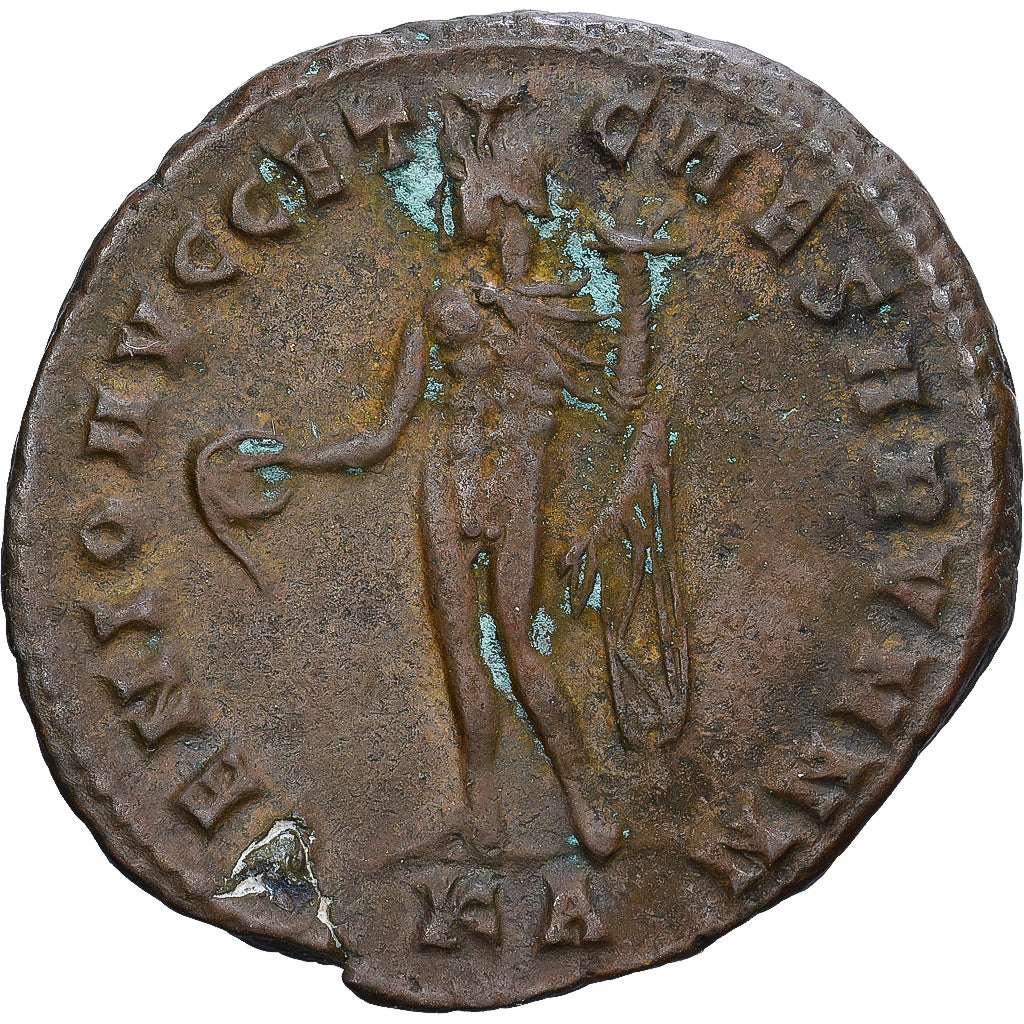 Roman Empire, Constantius Chlorus, Follis, 297-299, Kyzikos, Bronze, VZ, RIC:11a