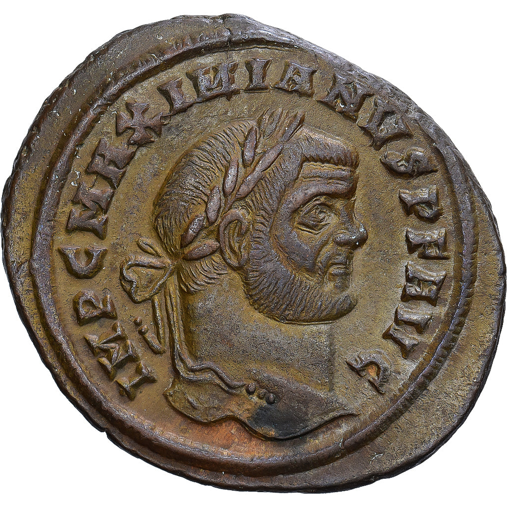 Roman Empire, Maximianus, Follis, 295, Lyon - Lugdunum, Bronze, VZ, RIC:3b