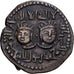 Artuqids, Najm al-Din Alpi, Dirham, 1152-1175, Mardin, Bronze, SS