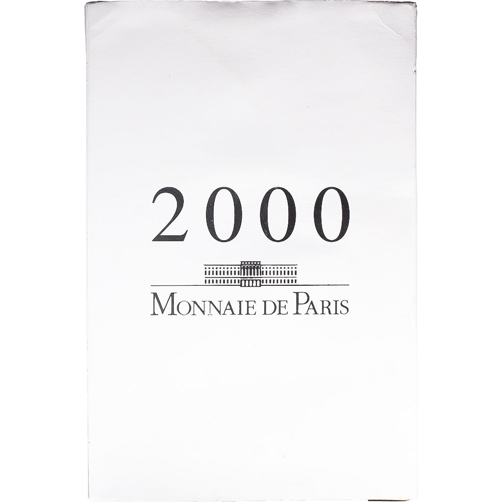 France, 1 c to 100 frs, 2000, MDP, Proof, MS(65-70)