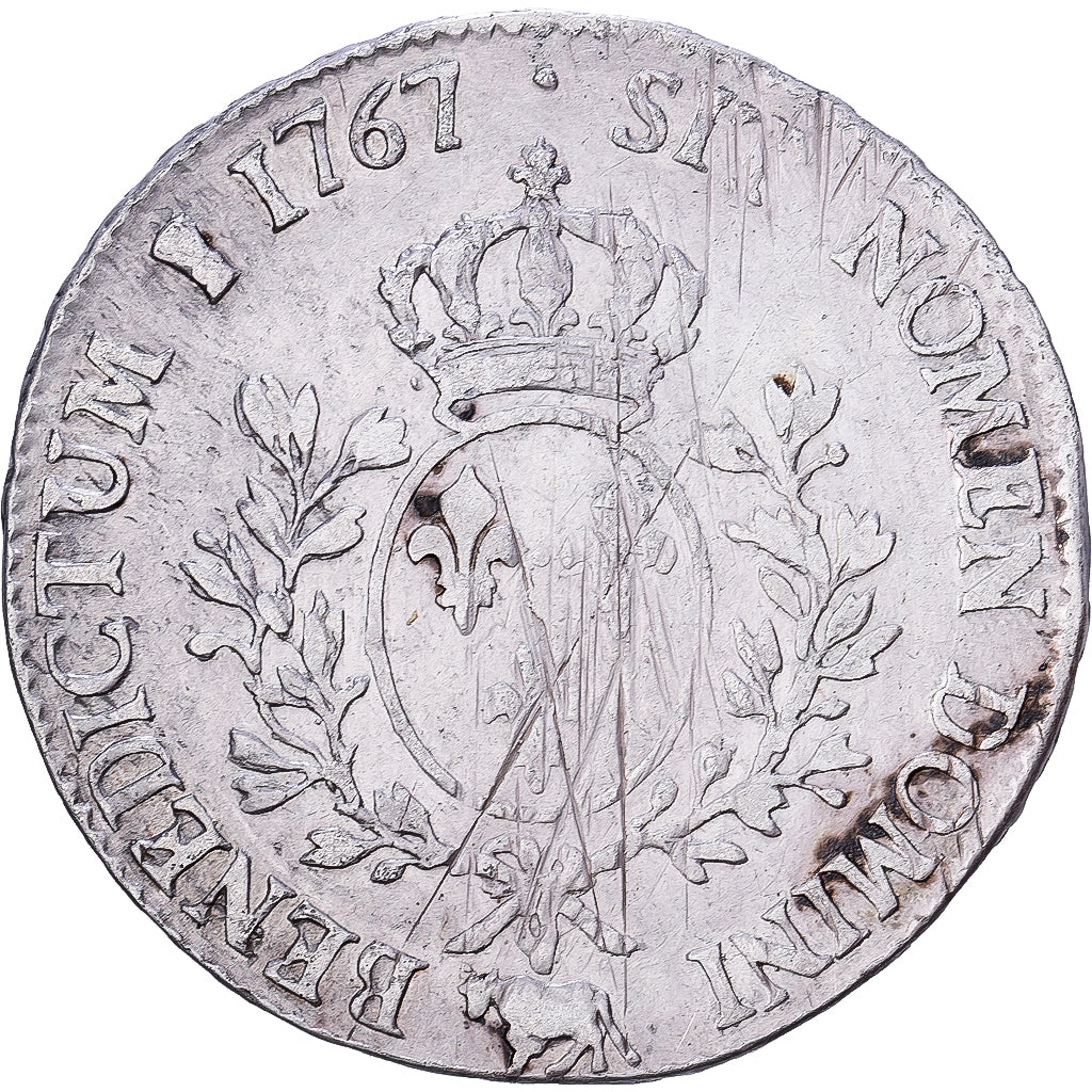 France, Louis XV, Écu au bandeau, 1767, Pau, Silver, VF(20-25), Gadoury:322a