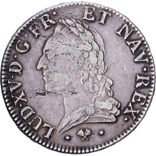 France, Louis XV, Écu à la vieille tête, 1774, Bayonne, Silver, VF(20-25)