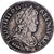 France, Louis XIV, 1/4 Écu à la mèche longue, 1651, Rennes, Silver