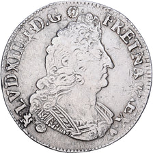 France, Louis XIV, 1/2 Ecu aux palmes, 1694, Rennes, réformé, Silver