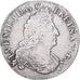 France, Louis XIV, 1/2 Ecu aux palmes, 1694, Rennes, réformé, Silver